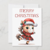 Tanzfoal - Weihnachtskarte Feiertagskarte (Vorderseite)