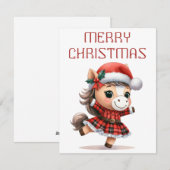 Tanzfoal - Weihnachtskarte Feiertagskarte (Vorne/Hinten)