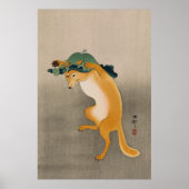 Tanzfox von Ohara Koson Poster (Vorne)