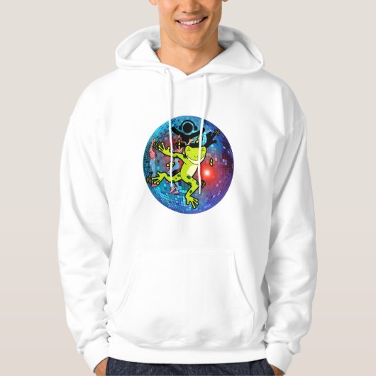 Tanzfrosch Hoodie (Vorderseite)