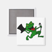 Tanzfrosch Magnet (Vorderseite/Rückseite)