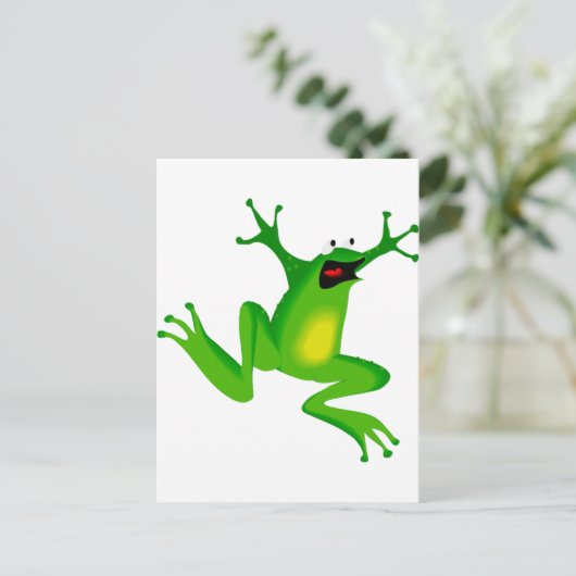 Tanzfrosch Postkarte (Stehend Vorderseite)