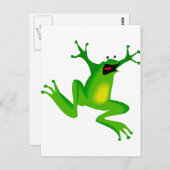 Tanzfrosch Postkarte (Vorne/Hinten)