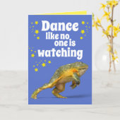 Tanzfrosch - Tanz wie niemand zusieht Karte (Gelbe Blume)