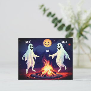 Tanzgeister-Illustration Postkarte