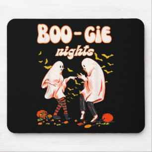 Tanzgeister mit KürbisHalloween-Frauenbild Mousepad