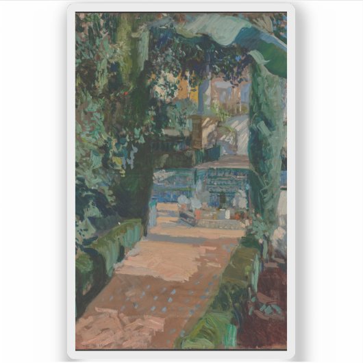 Tanzgericht Alcázar, Sevilla Aufkleber (Vorderseite)