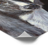 Tanzgesang Greyhound Hundposter Poster (Ecke)