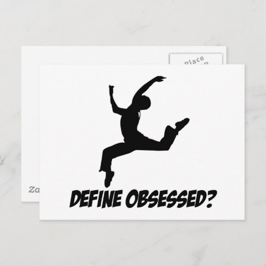 Tanzgestaltung Postkarte (Vorne/Hinten)