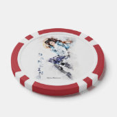 TanzGirl 2 Pokerchips (Einzeln)
