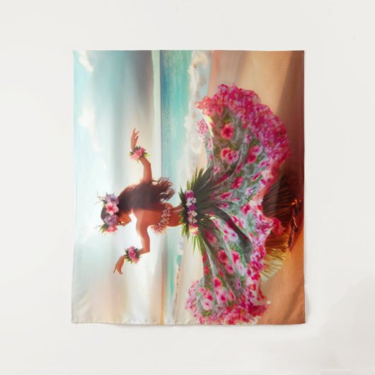 TanzGirl Wandteppich (Vorderseite)