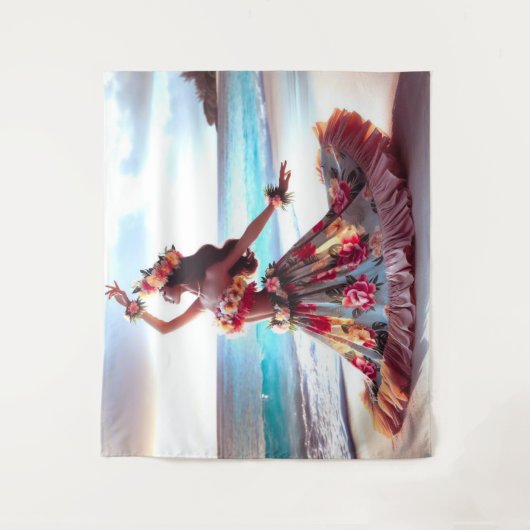 TanzGirl Wandteppich (Vorderseite)