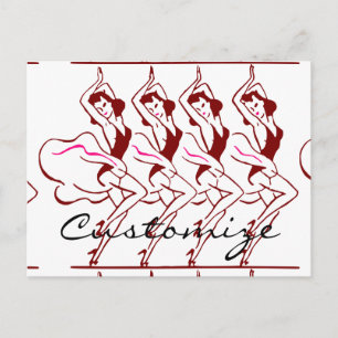 TanzGirls Thunder_Cove Postkarte