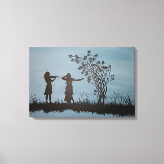 TanzGirls Wrapped Canvas Leinwanddruck (Vorderseite)