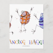Tanzhaggis Postkarte (Vorderseite)