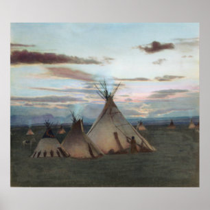 Tanzhäuschen der tapferen Hundegesellschaft Poster