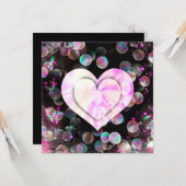 Tanzherz Karte (Vorderseite/Rückseite Beispiel)