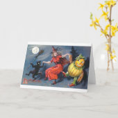 Tanzhexe im Mondlicht Karte (Gelbe Blume)