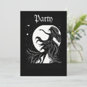 Tanzhexe im Mondlicht zwischen A.I. Spaß Einladung (Stehend Vorderseite)