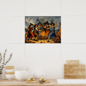 Tanzhexen Poster (Küche)