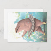 Tanzhippo Ankündigungspostkarte (Vorne/Hinten)