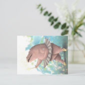 Tanzhippo Ankündigungspostkarte (Stehend Vorderseite)