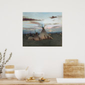 Tanzhütten der Brave Dog Society. Poster (Küche)