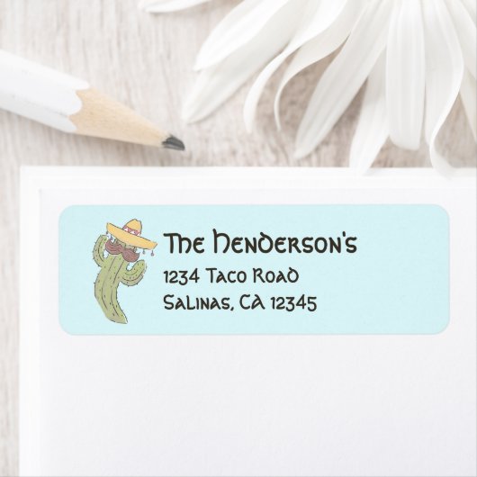 Tanzkaktus mit Mustache in Sombrero (Insitu)