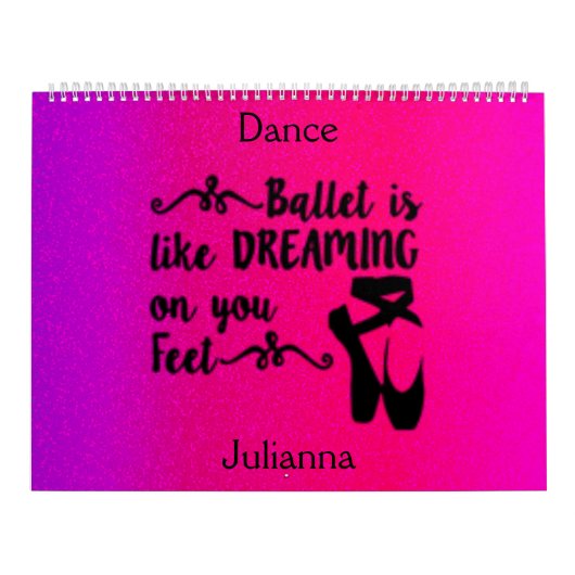 Tanzkalender Kalender (Titelbild)