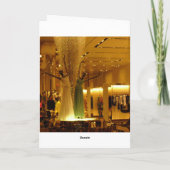 Tanzkarte Feiertagskarte (Rückseite)