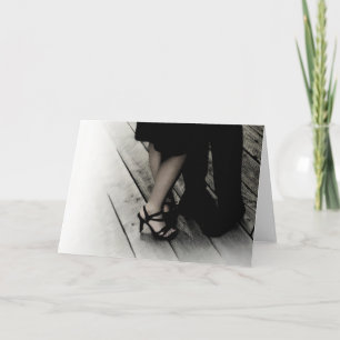 Tanzkarte für langsame Tänze Karte