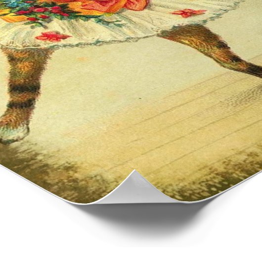 Tanzkatze Poster (Ecke)