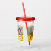 Tanzkatzen Acryltrinkbecher (Links)
