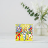 Tanzkatzen Begleitkarte (Stehend Vorderseite)