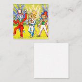 Tanzkatzen Begleitkarte (Vorne/Hinten)