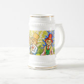 Tanzkatzen Bierglas (VorderseiteRechts)
