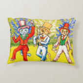 Tanzkatzen Dekokissen (Rückseite)