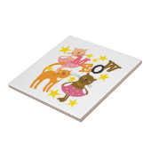 Tanzkatzen Fliese (Seite)