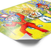 Tanzkatzen Fotodruck (Ecke)