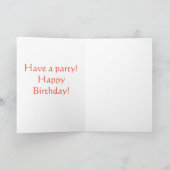 Tanzkatzen Geburtstagkarte Karte (Innenseite)