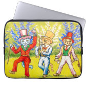 Tanzkatzen Laptopschutzhülle (Vorderseite)