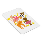 Tanzkatzen Magnet (Rechte Seite)