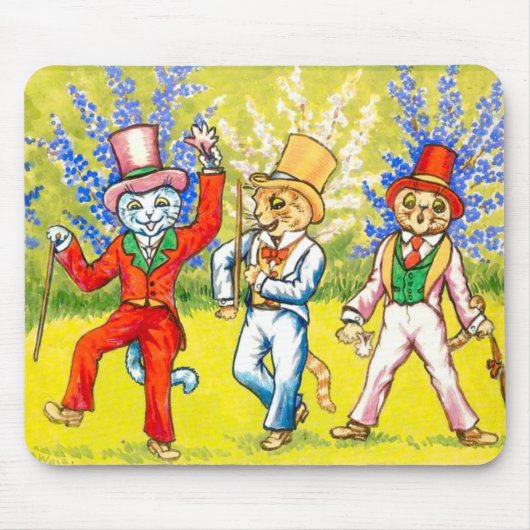 Tanzkatzen Mousepad (Vorne)