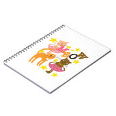 Tanzkatzen Notizblock (Linke Seite)