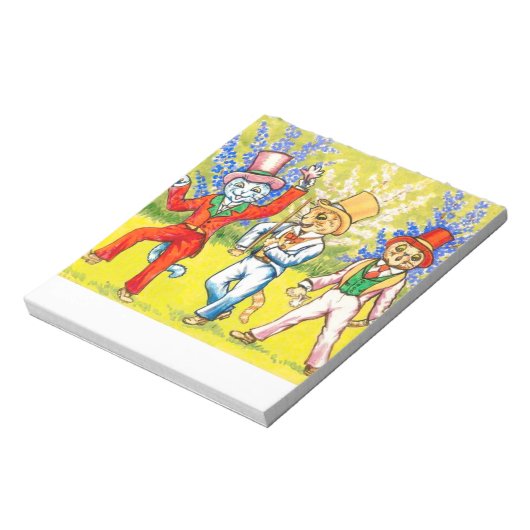 Tanzkatzen Notizblock (Rotiert)