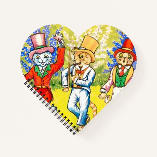 Tanzkatzen Notizblock (Vorderseite)