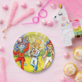 Tanzkatzen Pappteller (Party)