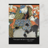 Tanzkatzen Postkarte (Vorderseite)