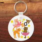 Tanzkatzen Schlüsselanhänger (Vorderseite)