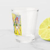 Tanzkatzen Schnapsglas (Rechts)